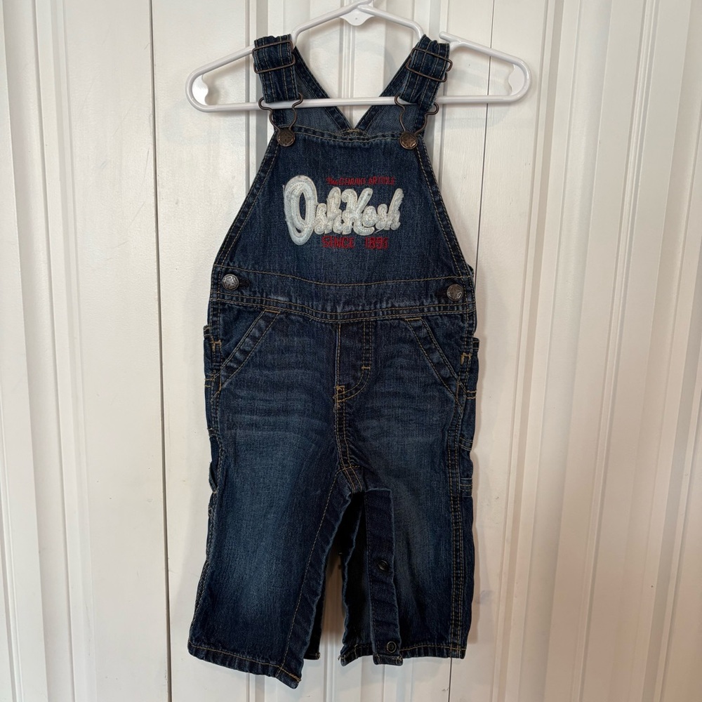 Osh Kosh Denim Overalls Size 9 Months